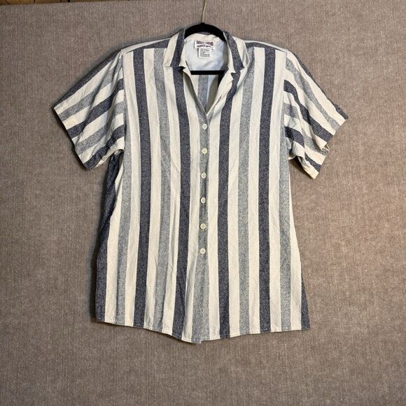 Maggy London by Jeannene Booher Rough Silk Sz 12 Button Up Vintage Y2K/90S Top - Picture 1 of 3